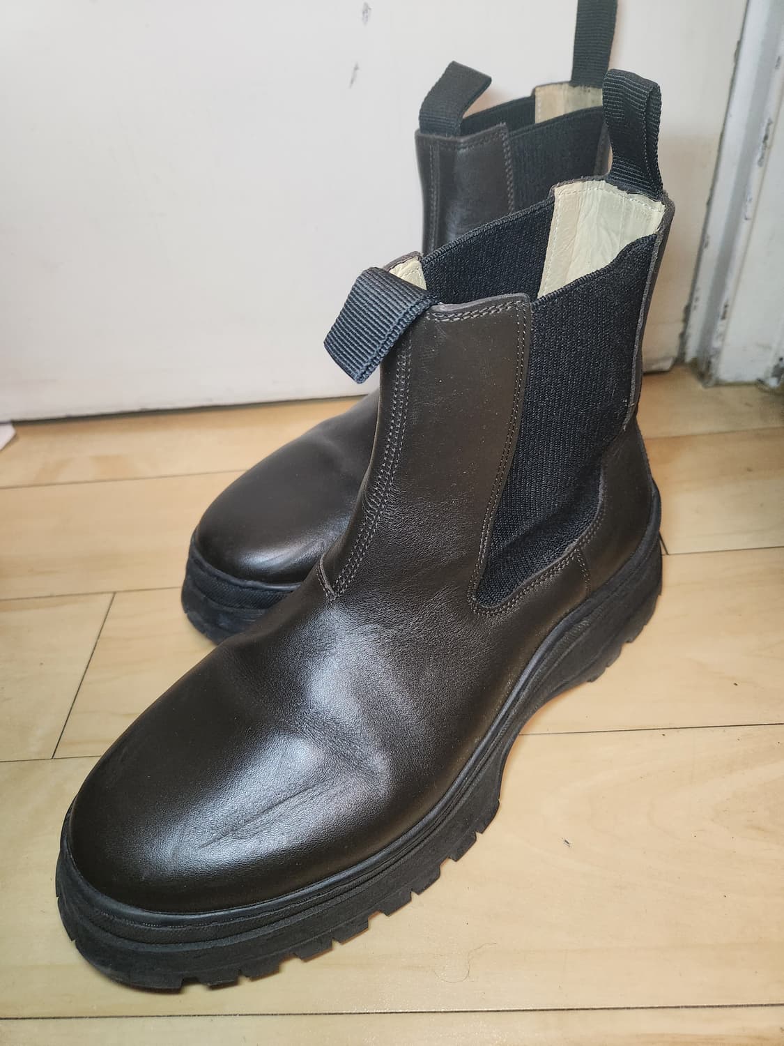 (265)아르켓 청키솔 레더 부츠 상품이미지1