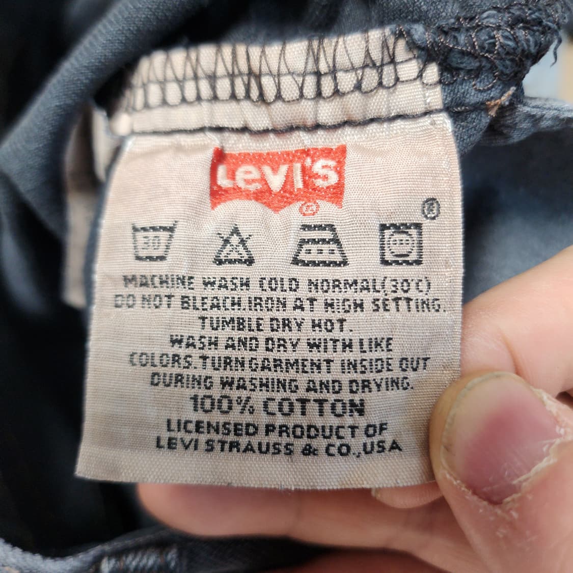 [27] 리바이스 USA 501 흑청바지 블랙진 데님팬츠 상품이미지4