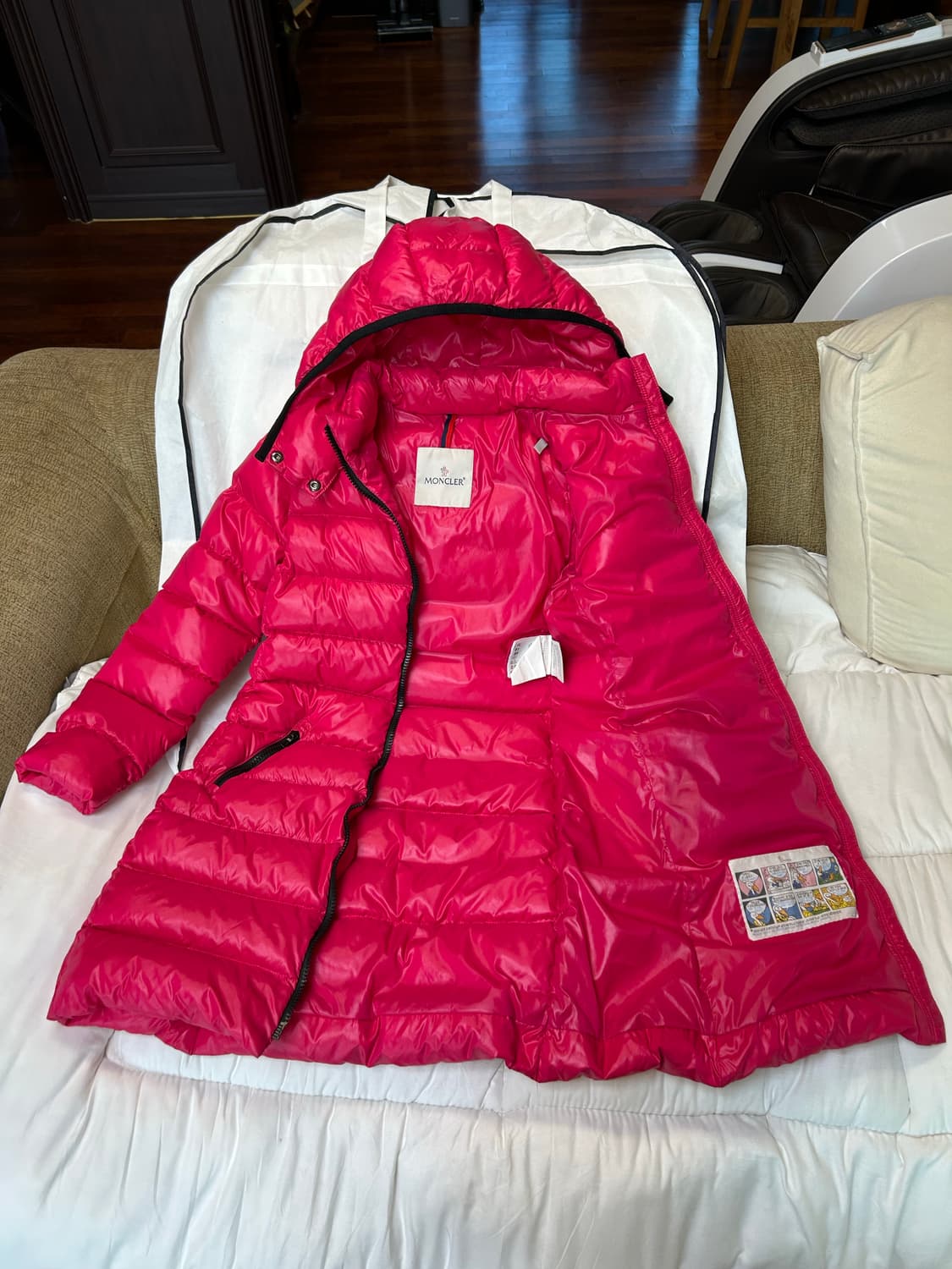 몽클레어 키즈 모카 롱패딩(10세/140) 상품이미지7