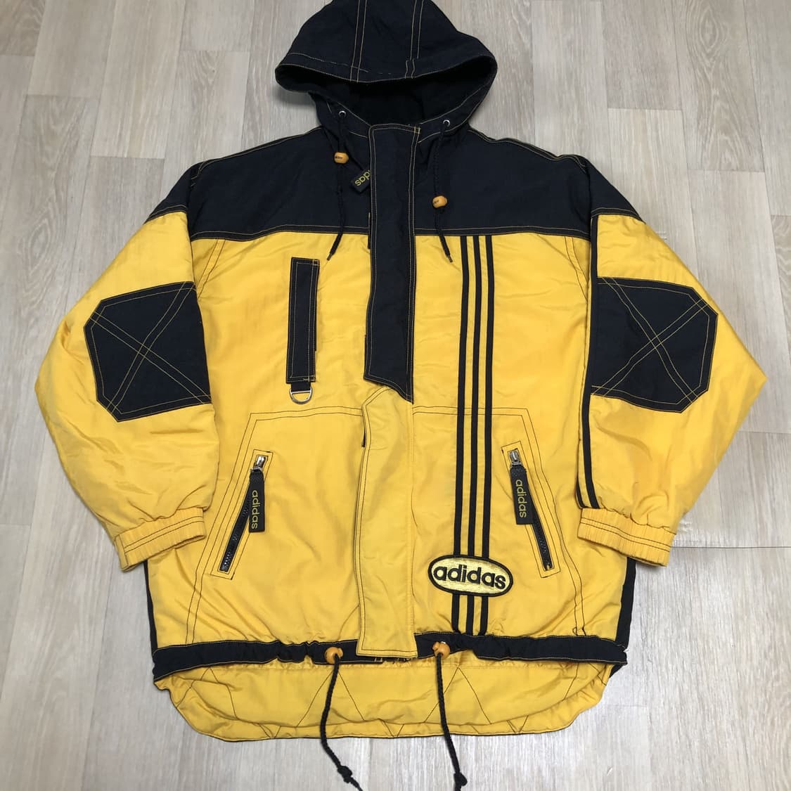 (105) 90's 아디다스 어드벤쳐 ADV 올드스쿨 트윈넥스 자켓 상품이미지1