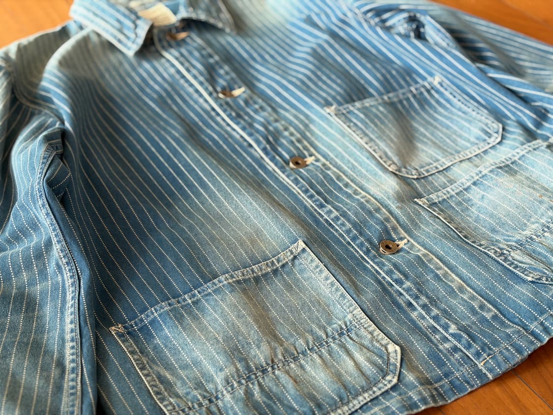 FULLCOUNT 2033HW-1 Indigo Wabashi Stripe 상품이미지2