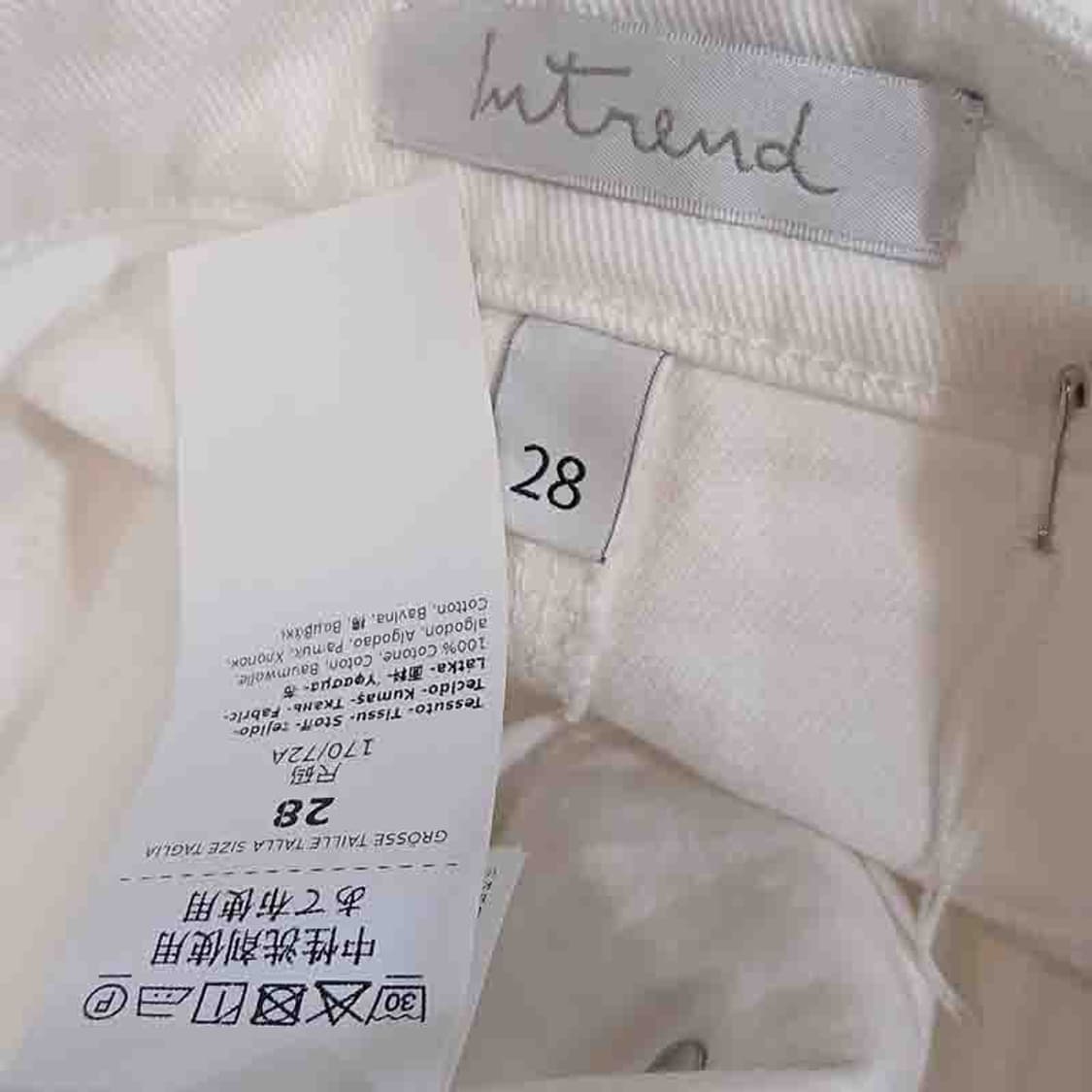 막스마라 인트렌드 투톤 와이드 핏 데님 팬츠 77 상품이미지3