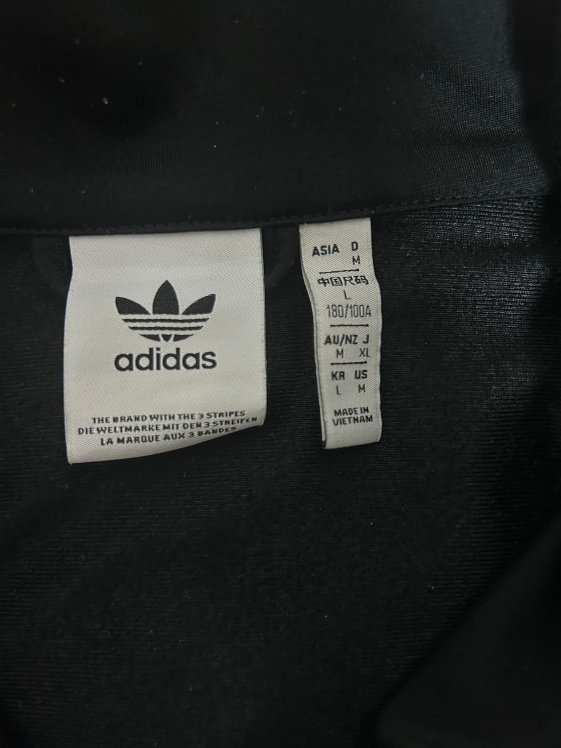 아디다스 트랙탑 블랙 M 상품이미지2