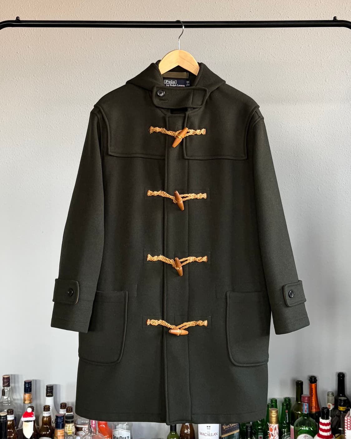 [M]폴로 랄프로렌 90s 울 더플코트 올리브 상품이미지2