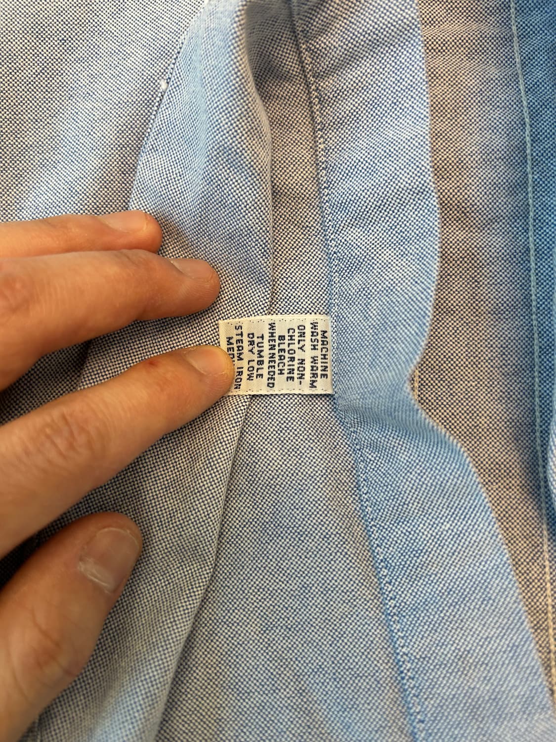 폴로 랄프로렌 블루 옥스포드 셔츠 (blake fit) 상품이미지6