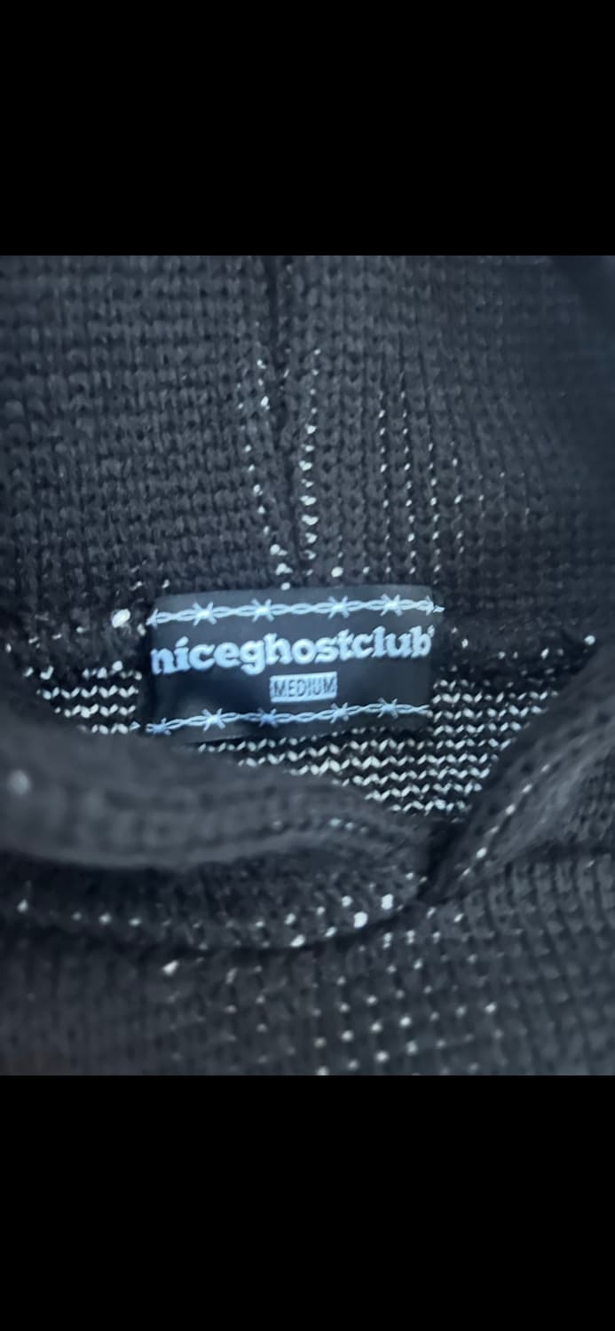 나이스고스트클럽 니트후드티 M 상품이미지2