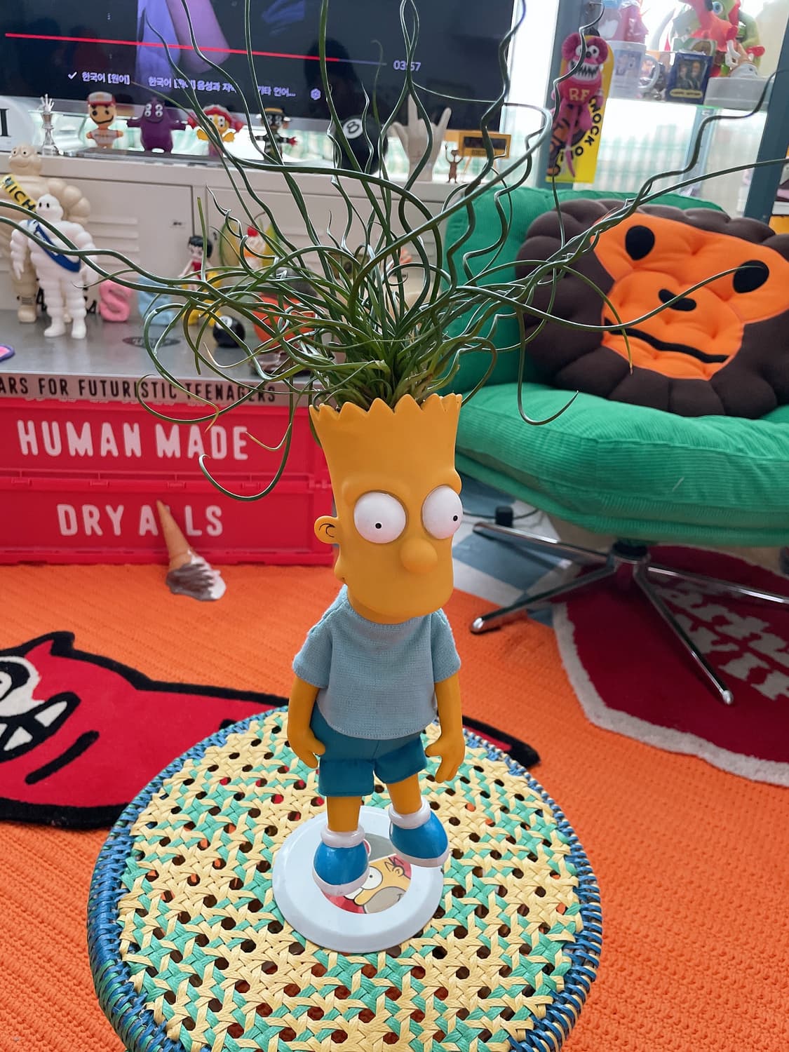 90s 빈티지 바트심슨 20주년 한정판 인형 화분 상품이미지2