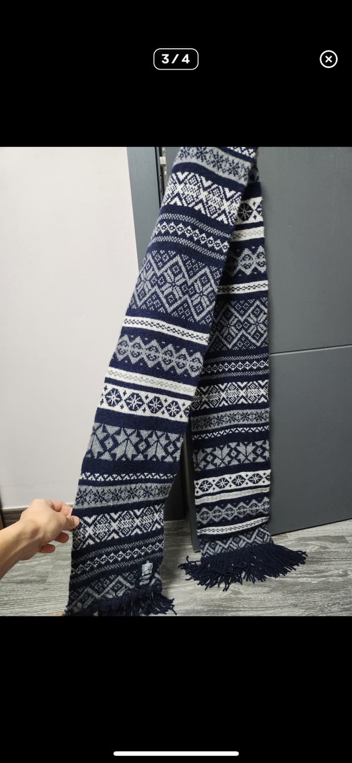 Drake’s 노르딕패턴 머플러 상품이미지2