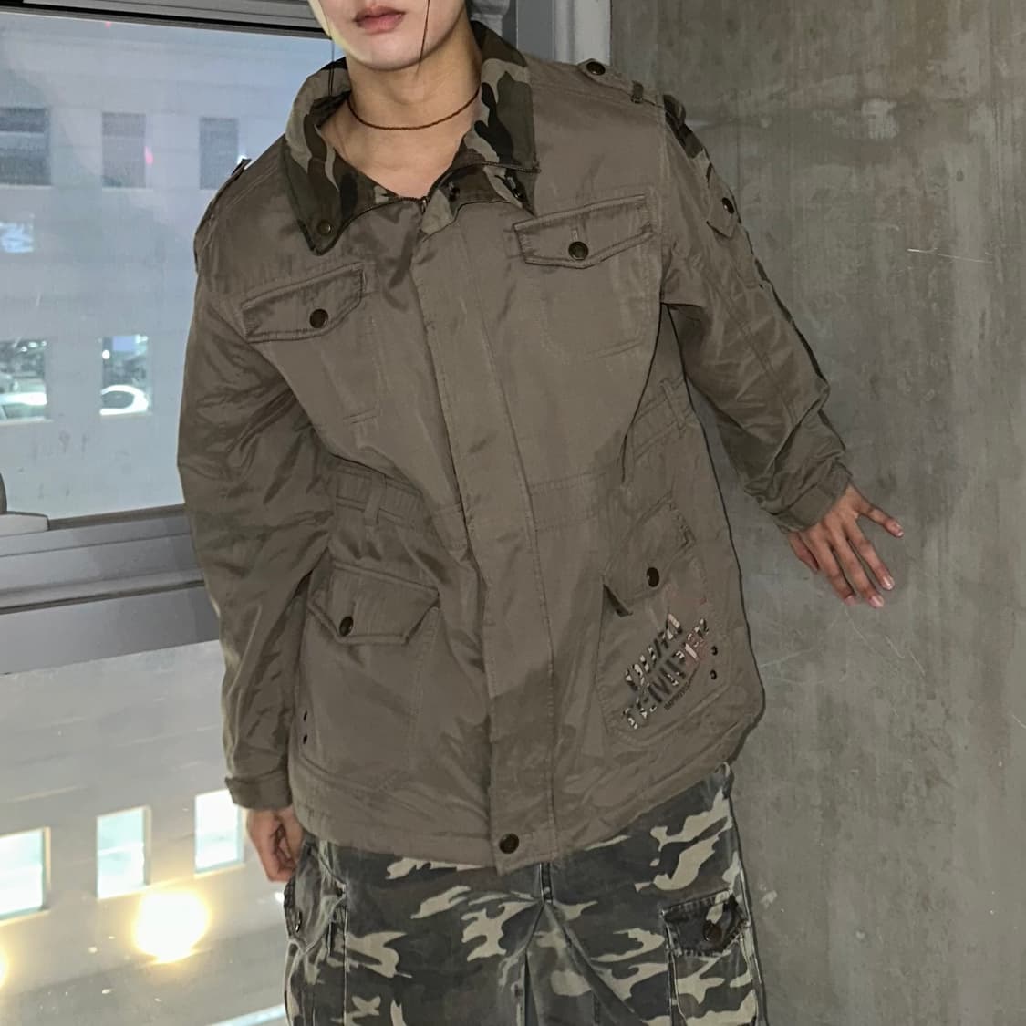 vintage Camo Skater jacket 상품이미지2
