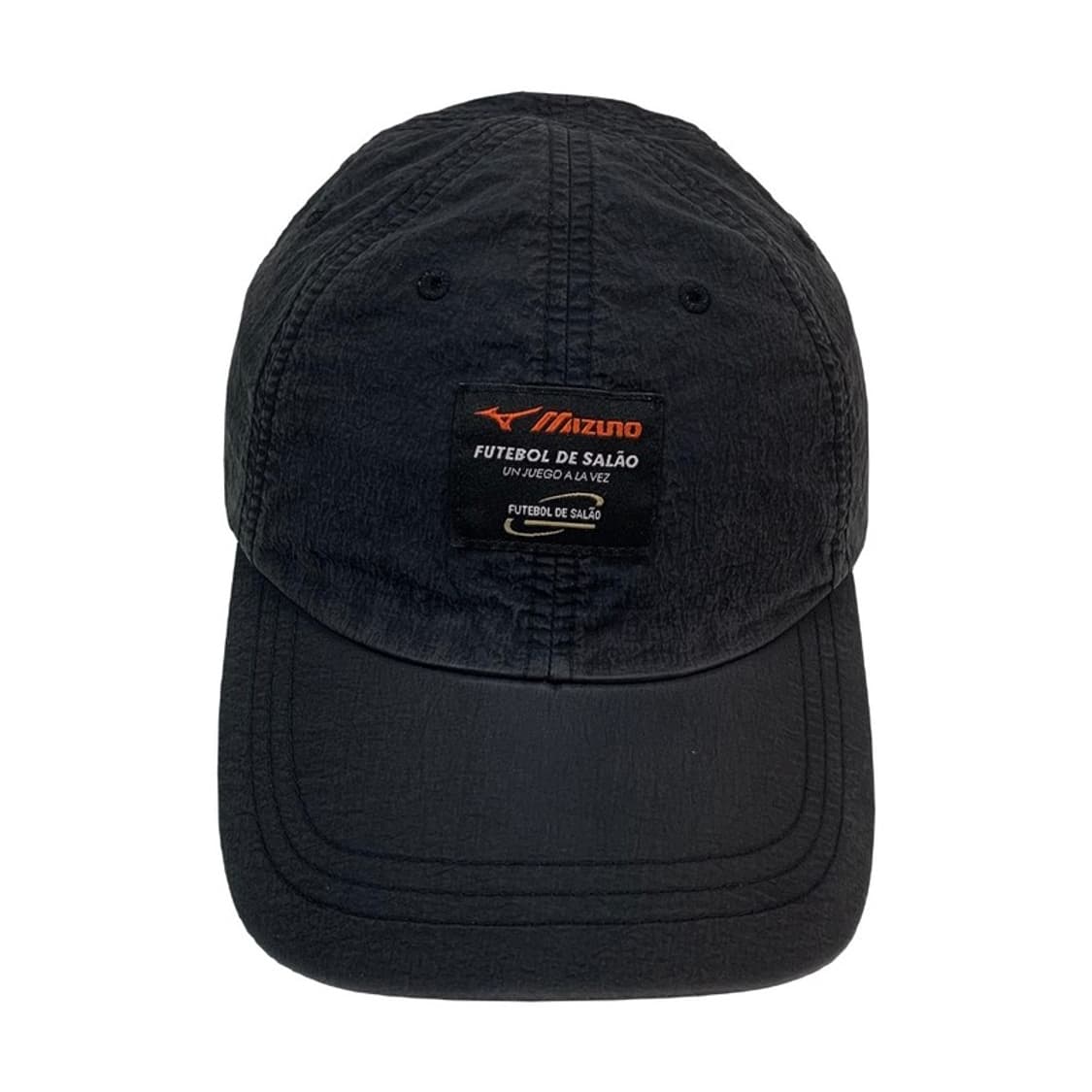 MIZUNO 빈티지 링클 나일론 볼캡 블랙 상품이미지1