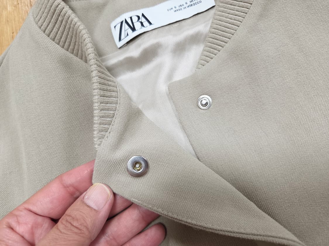 자라(ZARA) 크롭 봄버자켓 55-66 새상품 상품이미지5
