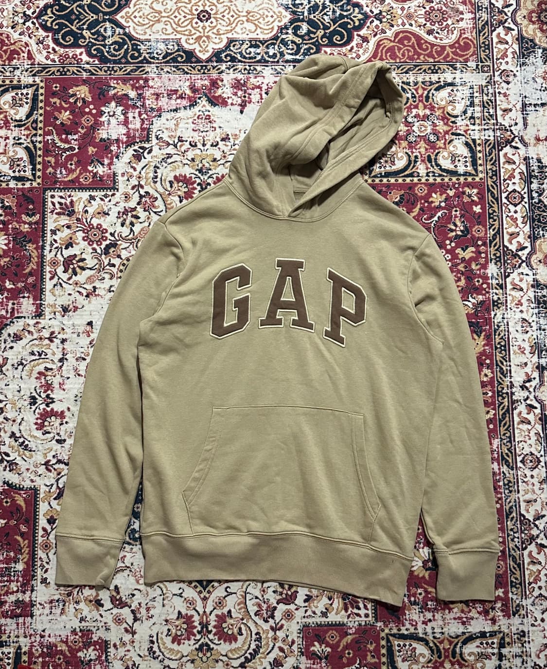 베이지 갭 후드티 상품이미지1