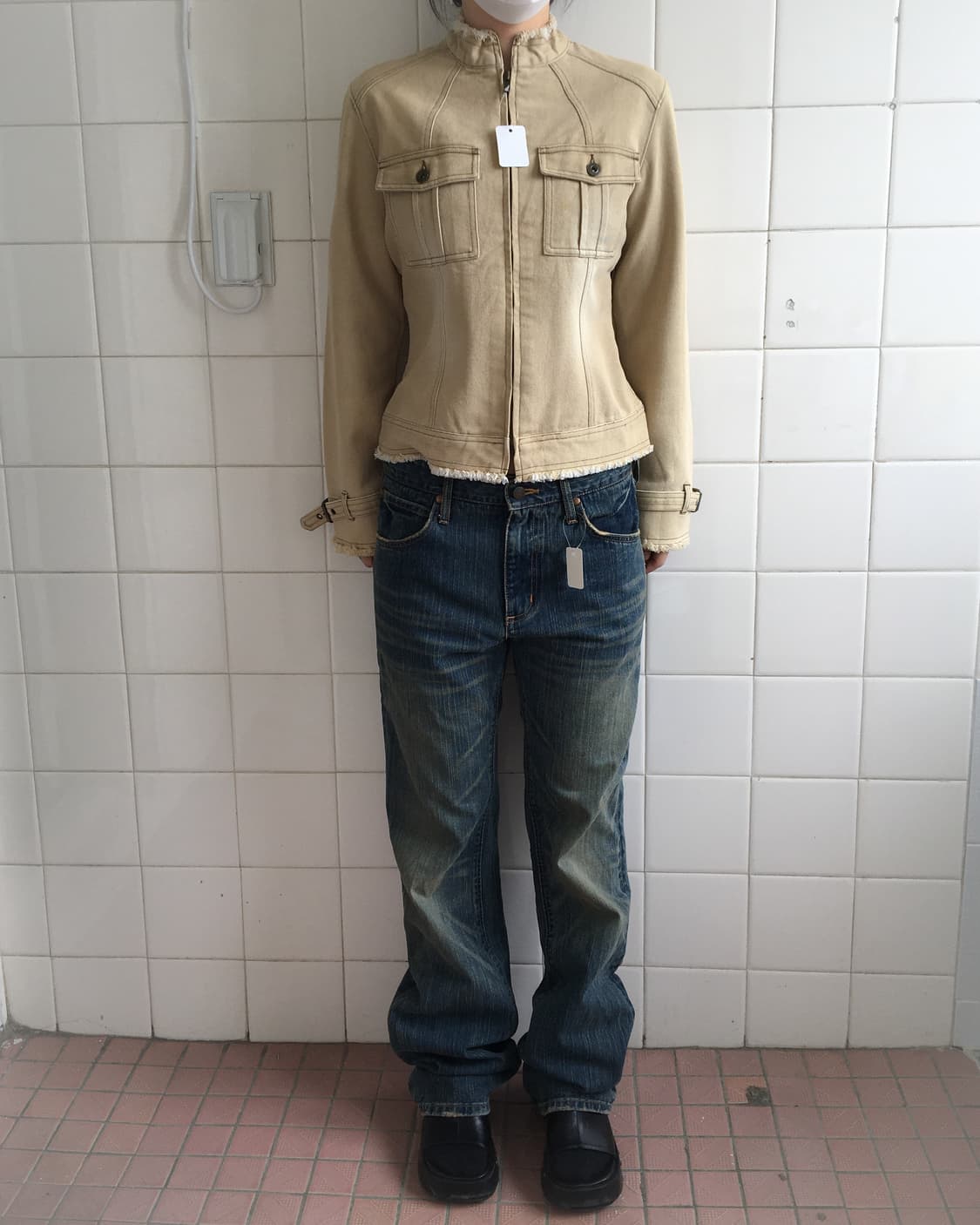 High neck cotton jacket 상품이미지4