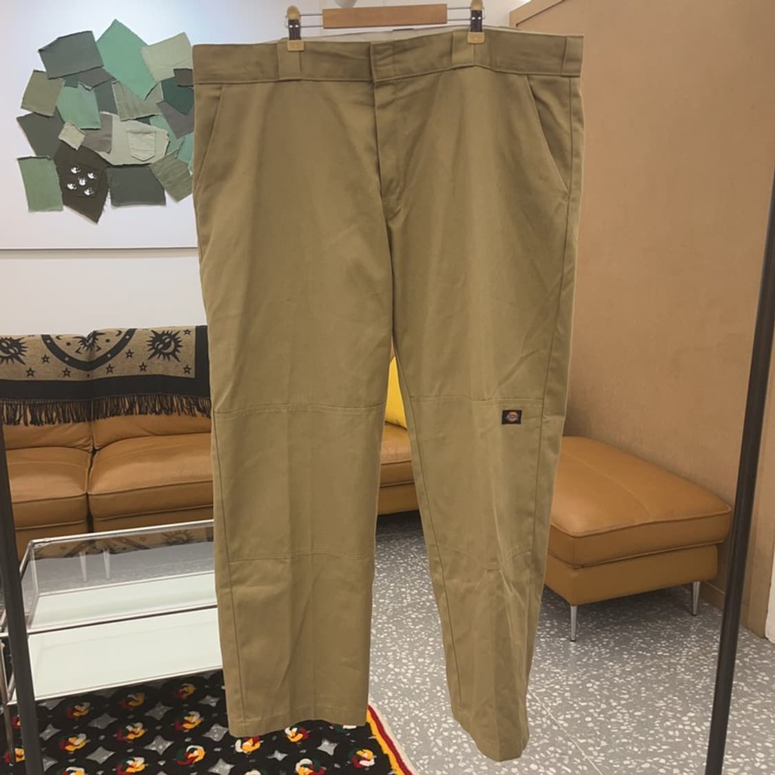 디키즈 더블니 루즈핏 와이드 사이드 포켓 워크 팬츠 42인치 C06545 상품이미지3