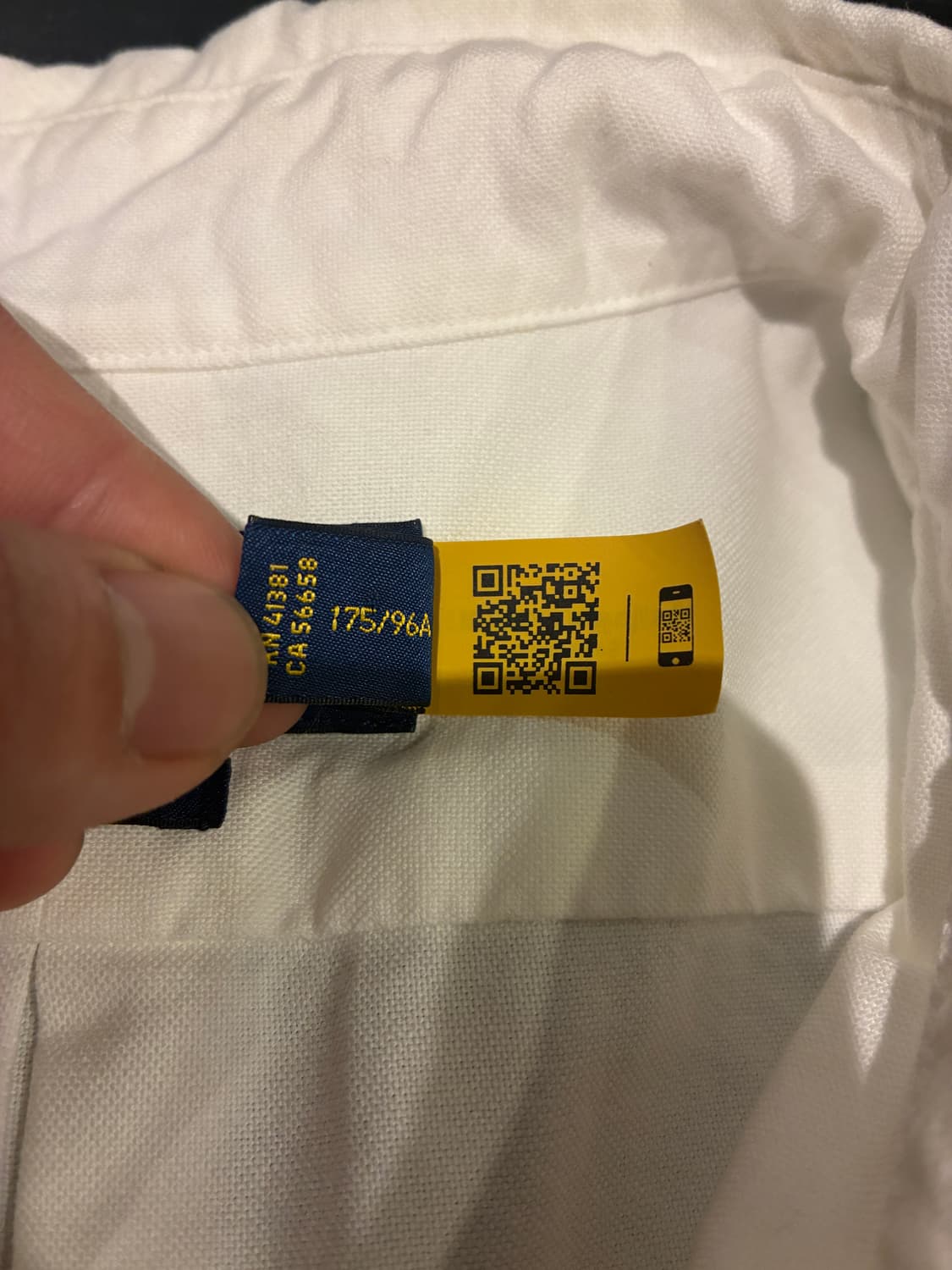 M) 폴로 랄프로렌 옥스포드 셔츠 화이트 상품이미지4