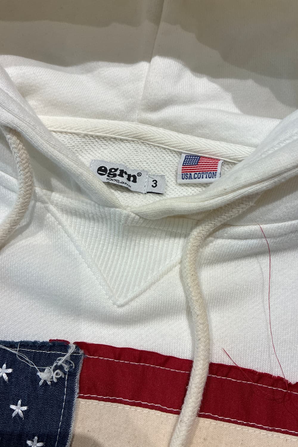 Distressed American Flag Hoodie  상품이미지7