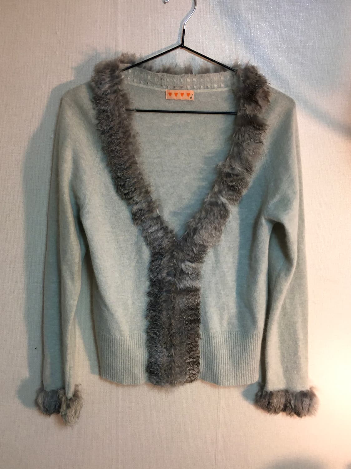 민트 퍼트리밍 가디건 ayadz프리즈프레임레이어룸와이즈걸파우닝빈티지입질연 상품이미지1