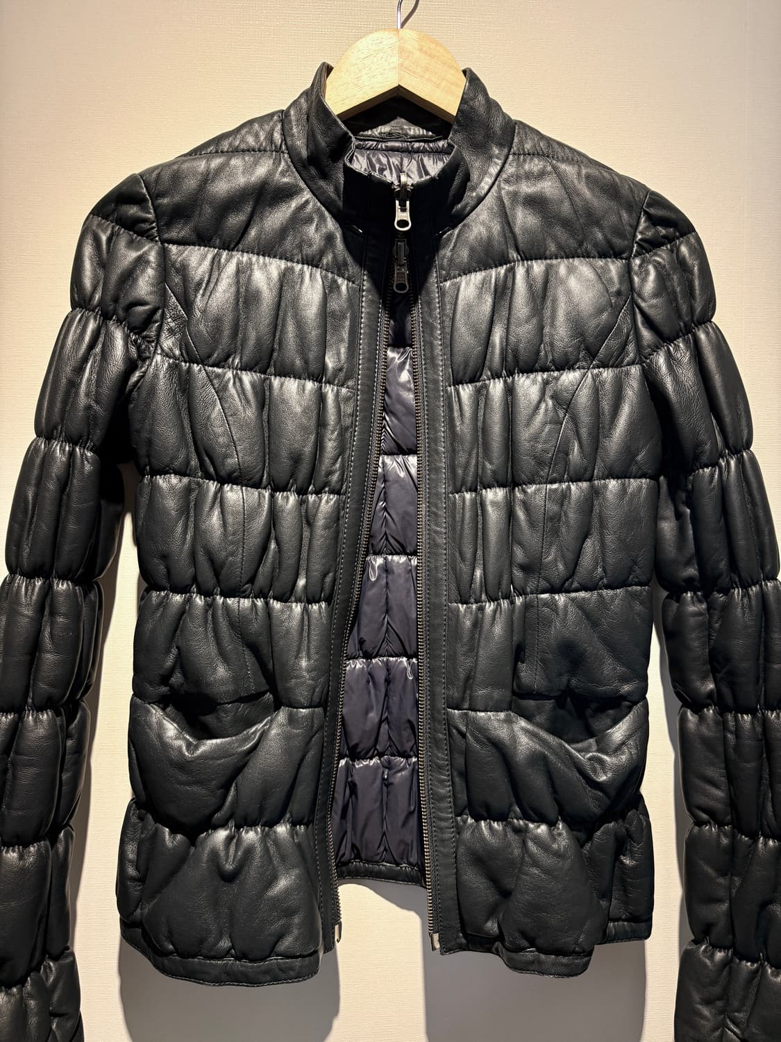 Reversible Leather Padded Jacket 상품이미지6