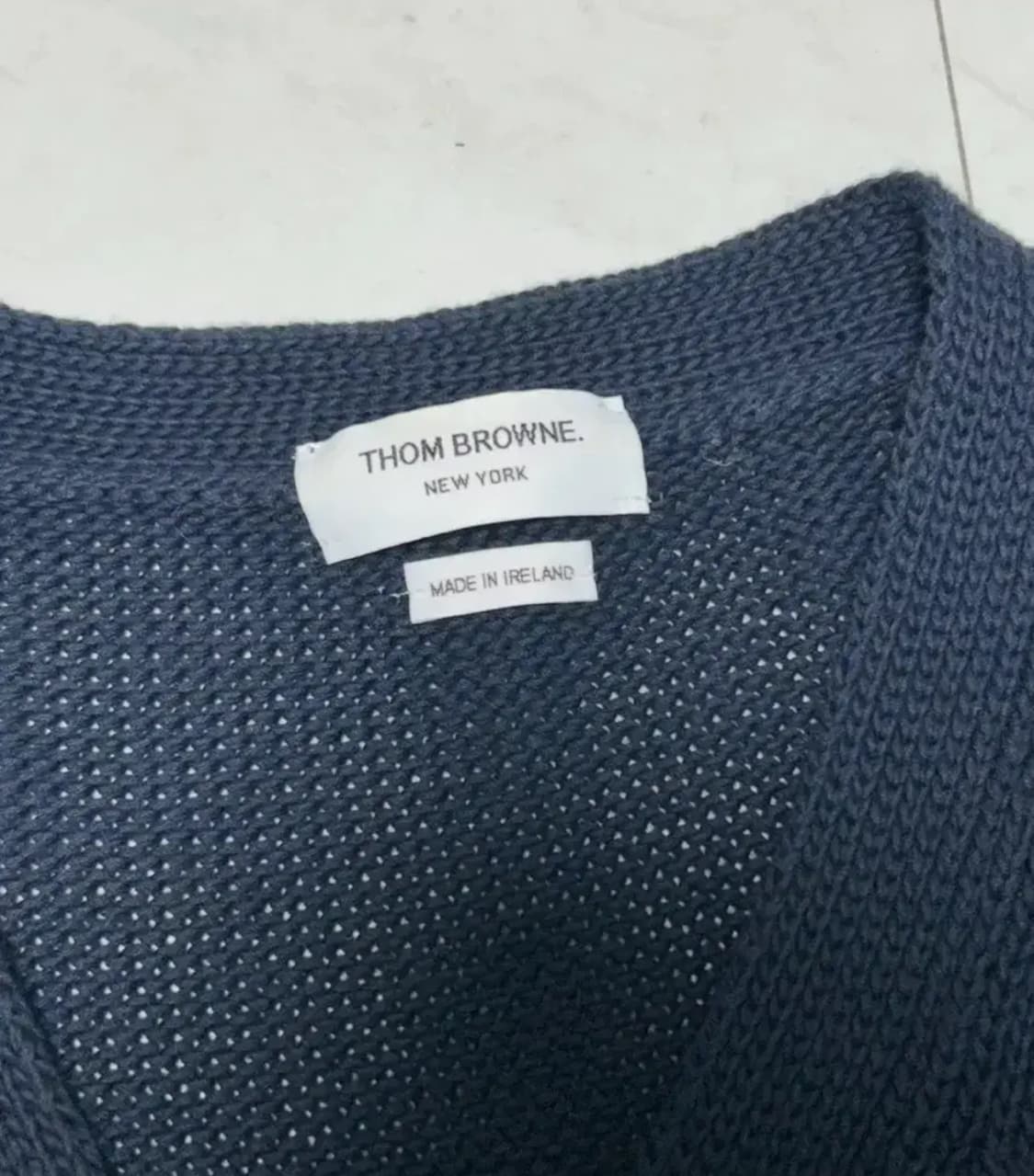 톰브라운 돌핀 돌고래 가디건 네이비 3 상품이미지4