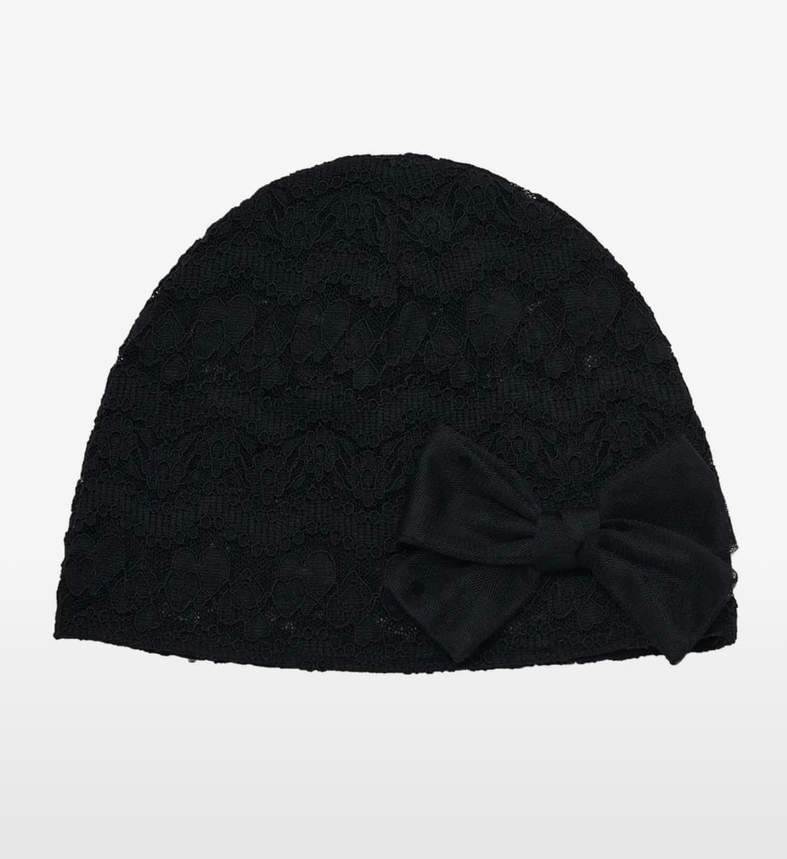 [타입서비스] Textured Bow Beanie (Black) 상품이미지2