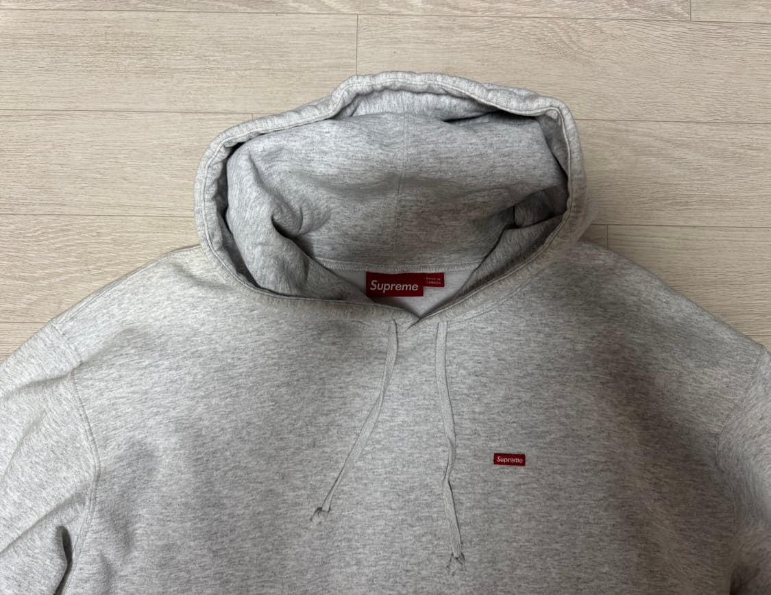 슈프림 스몰 박스 후드 스웨트셔츠 애쉬 그레이 - 24FW(XL) 상품이미지3