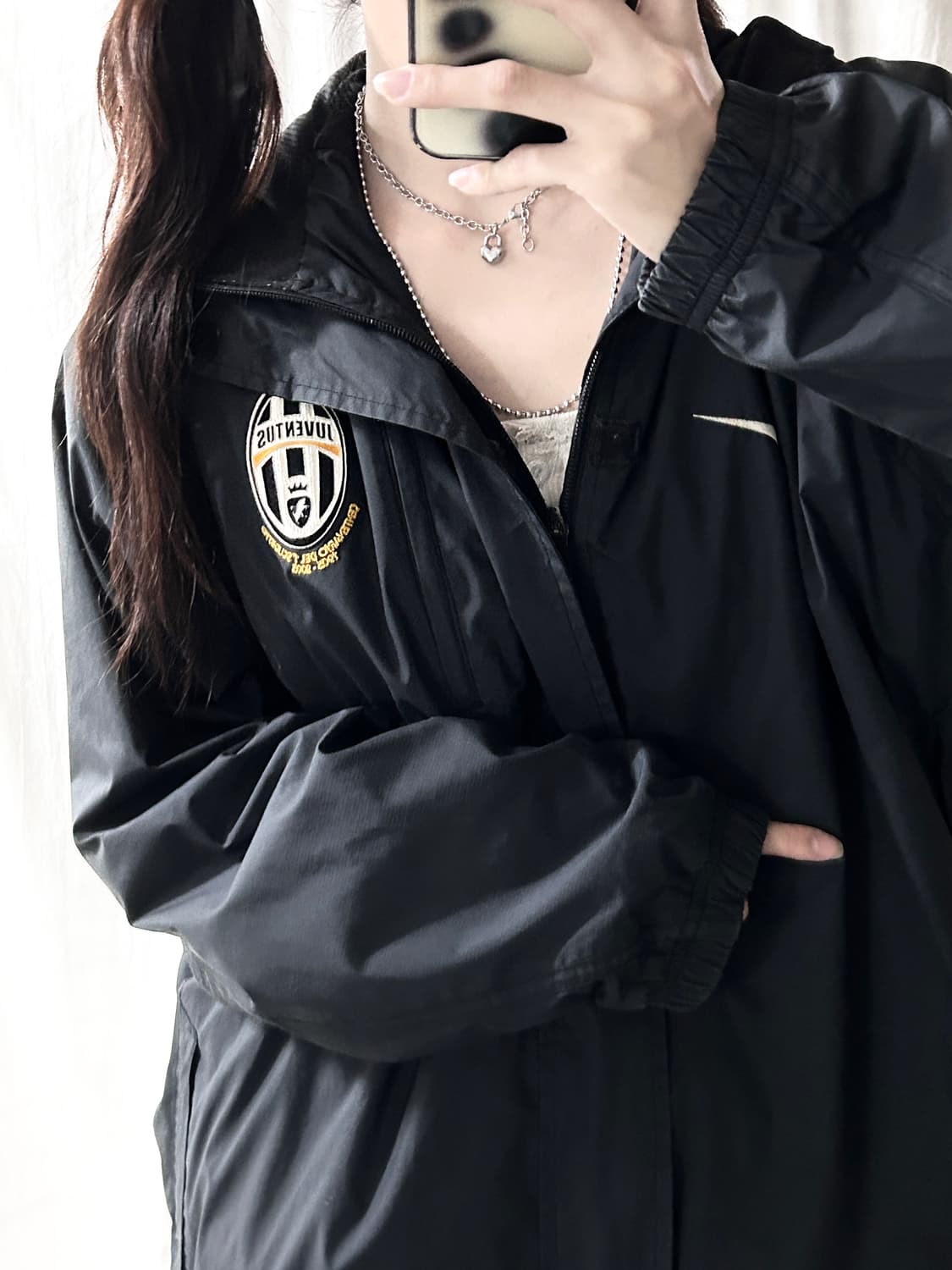 나이키 유벤투스 블랙 바람막이 상품이미지1