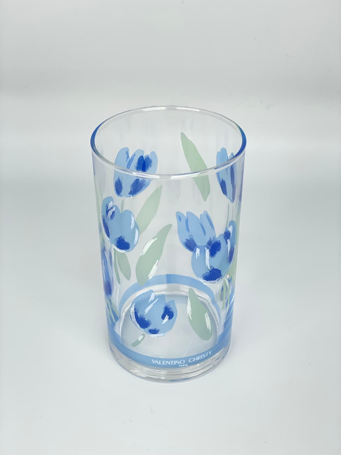 발렌티노 크리스티 튤립 유리잔 블루 1p 상품이미지2