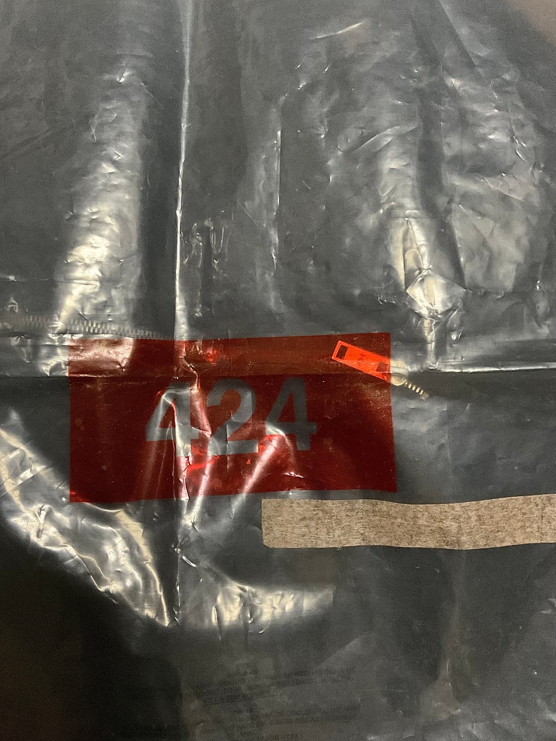 424 FOURTWOFOUR 블랙 데님 지퍼 트러커 자켓 S 상품이미지2