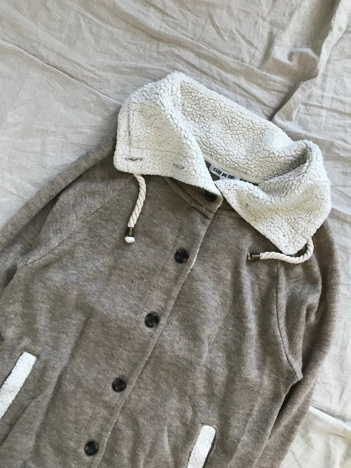 일본 JPN 빈티지 쉐르파 버튼 집업 상품이미지6