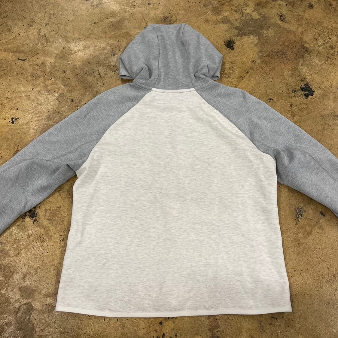 [정품/L] 나이키 테크 플리스 풀집업 후드 그레이 화이트 b18 상품이미지4