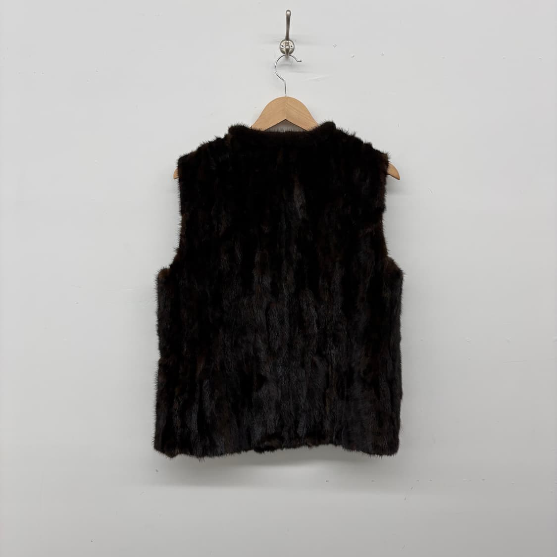 호피 밍크 조끼 여/L 상품이미지4