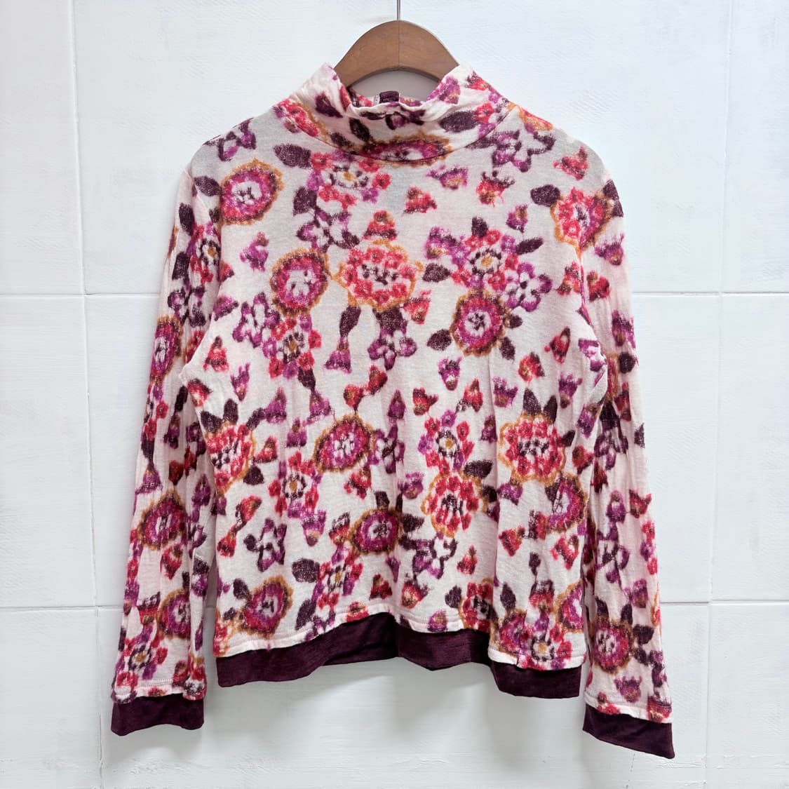 keiko suzuki 레이어드 울 자수 롱 슬리브  상품이미지1