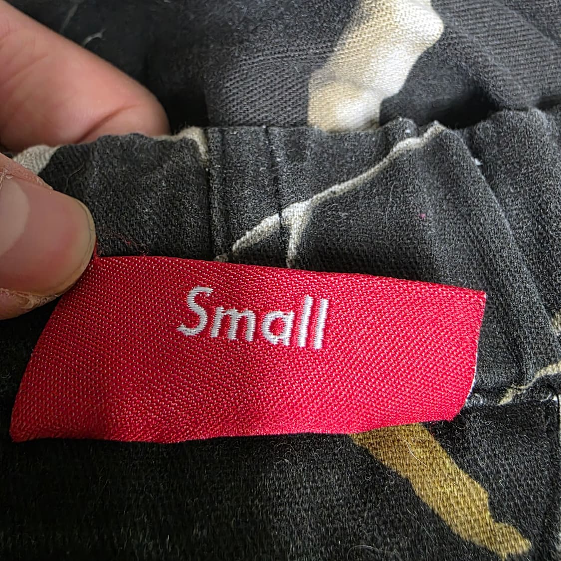 슈프림 리얼트리 카모 팬츠 블랙 상품이미지5