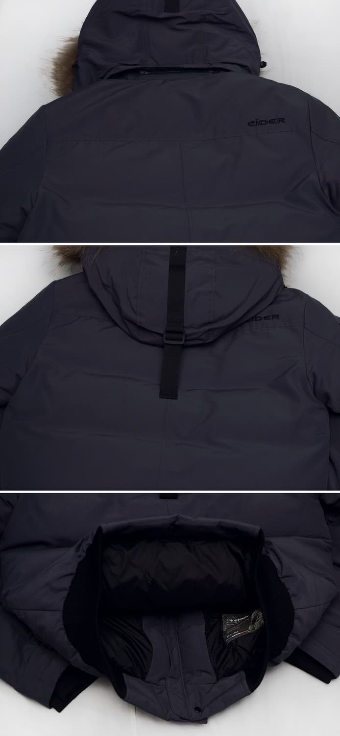 신품급) 아이더 스투키 헤비 구스다운 봄버 숏패딩 자켓 (L/100+) 상품이미지5