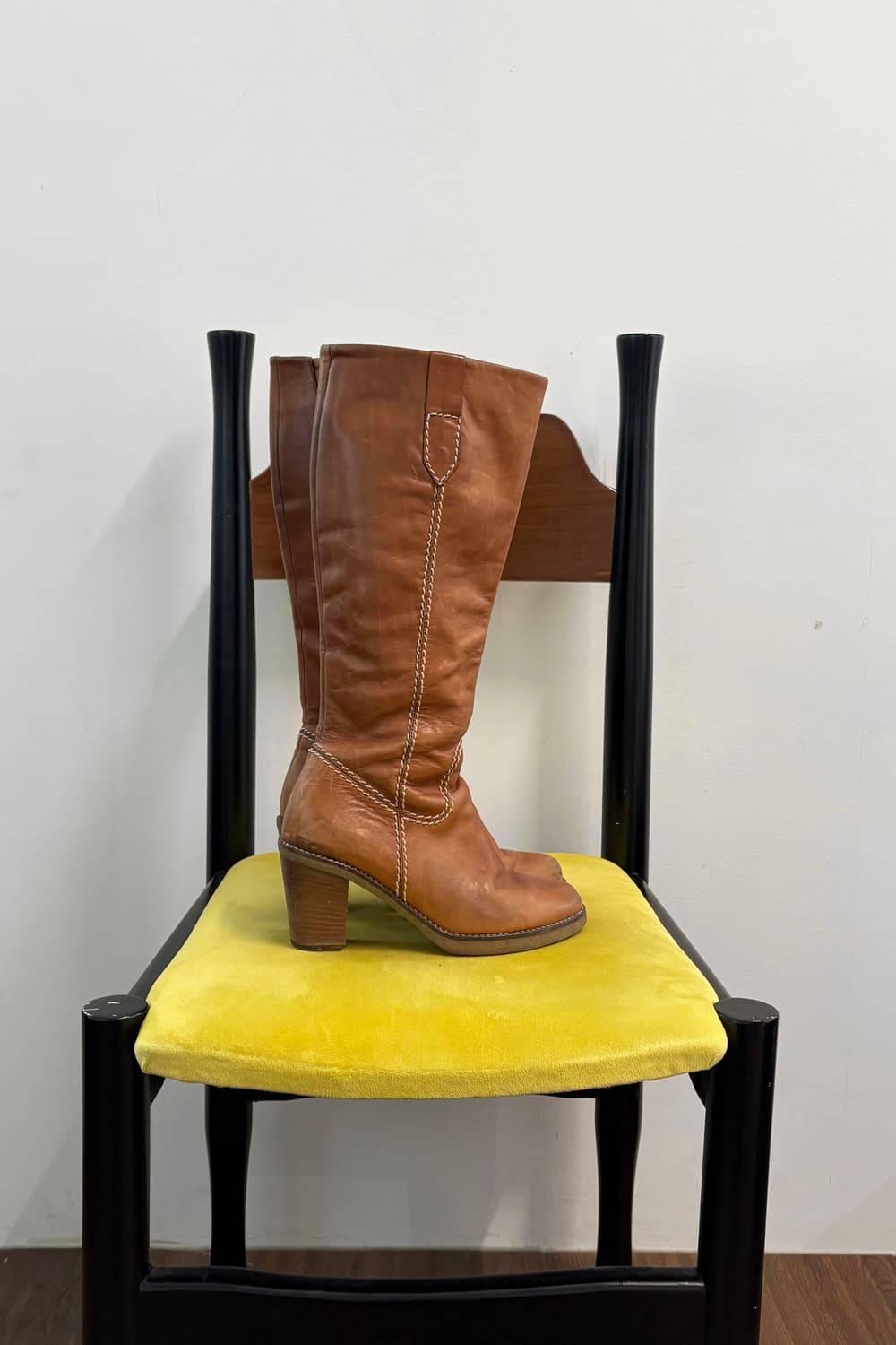 Saddle Leather Boots 상품이미지3