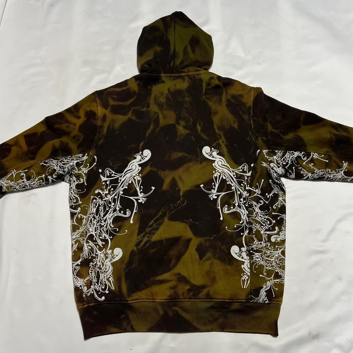 2XL 듀트 해골자수 보석 디테일 후드 집업 상품이미지3