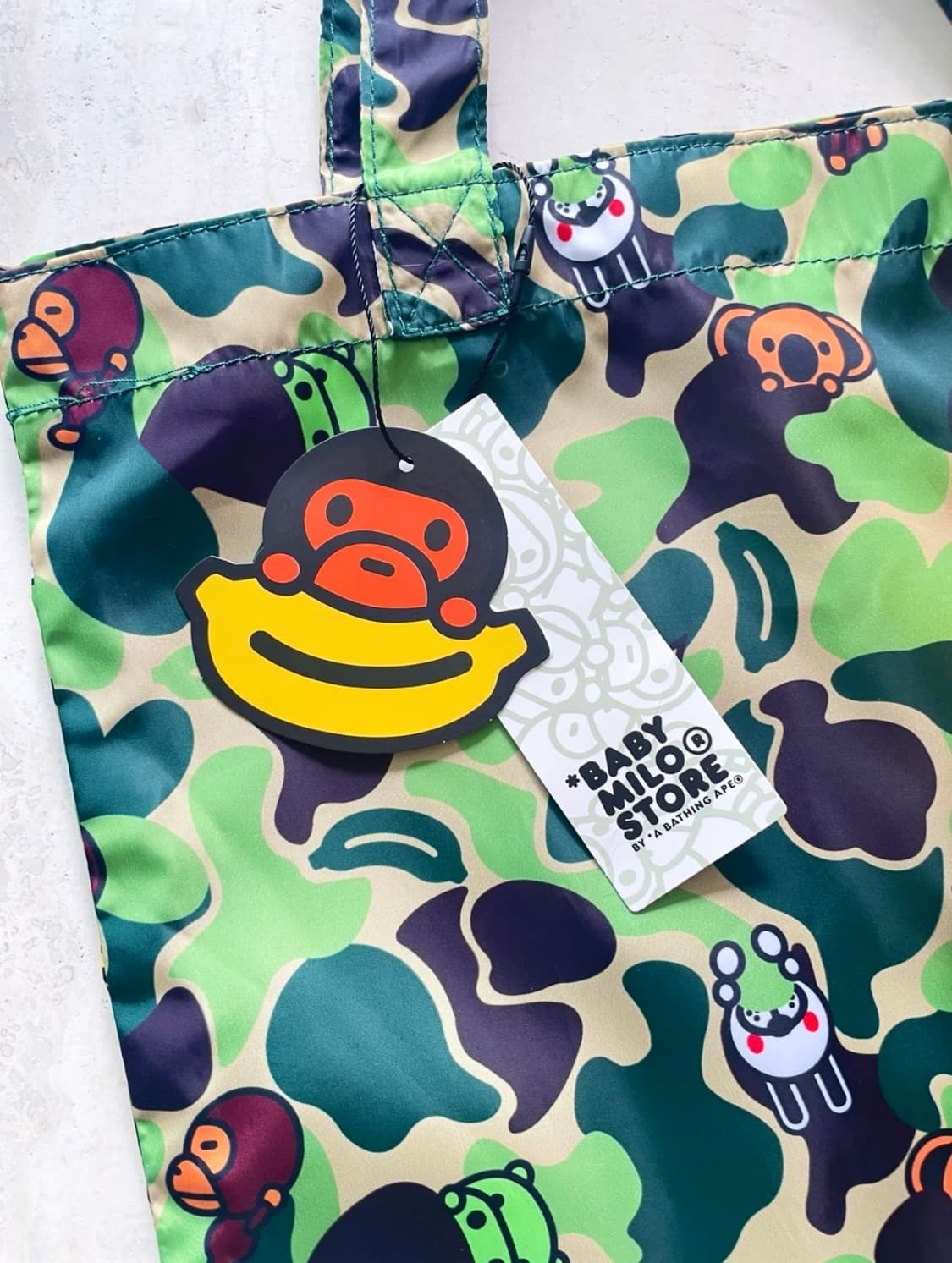 BAPE PLUSH DOLL TOTE BAG 베이프 베이비 마일로 플러시 상품이미지3