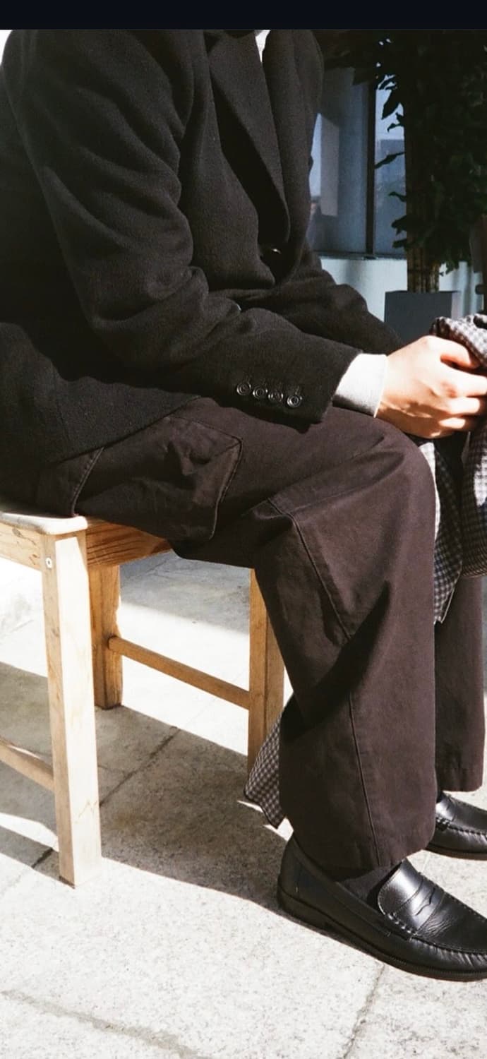 하프시코드 90s 울 블레이저 자켓 블랙 harpsichord 상품이미지2