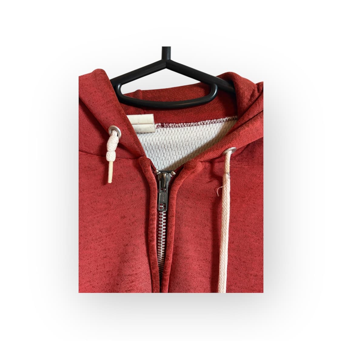 90s Thermal lining hoodie zip up 상품이미지2