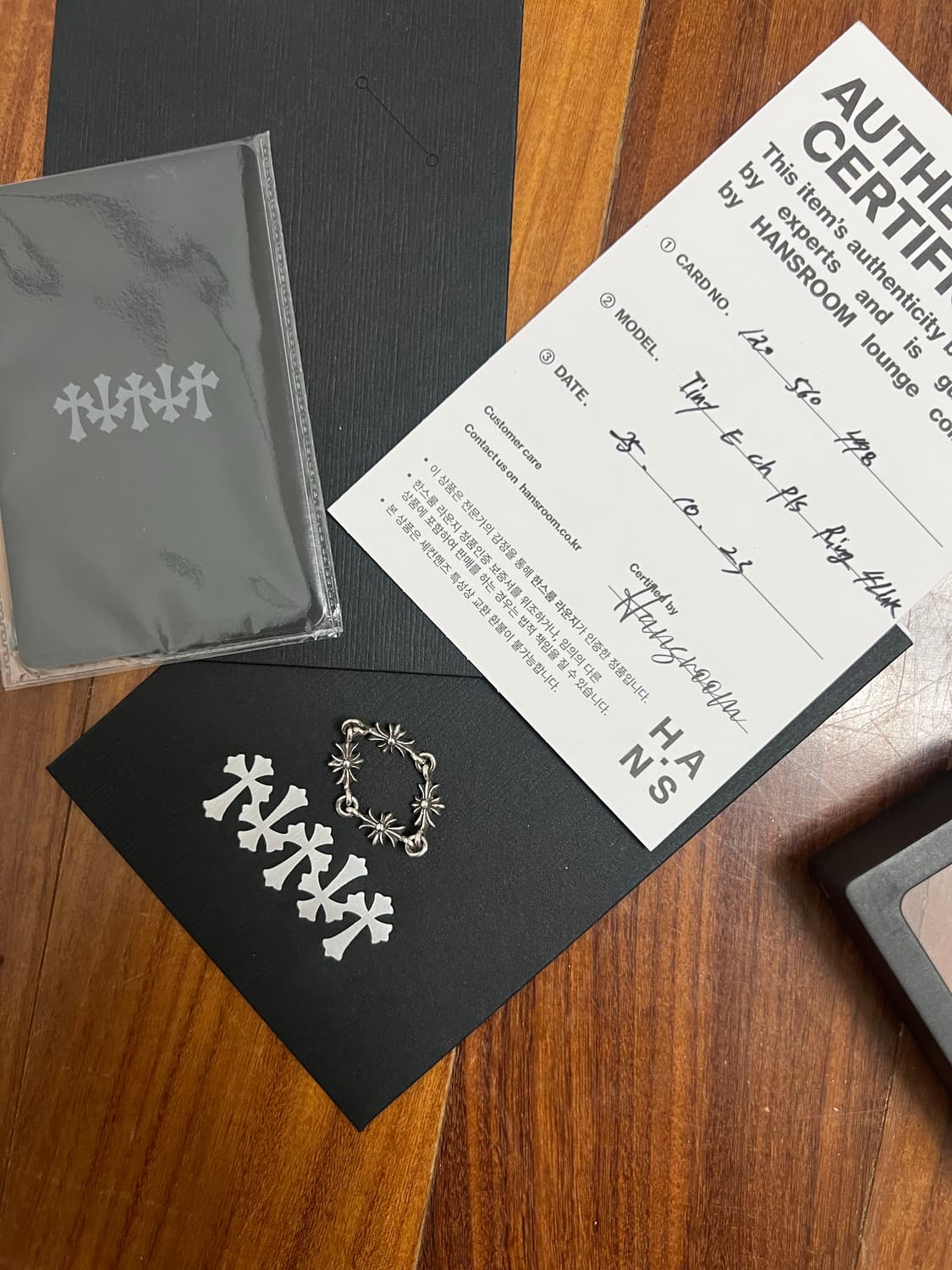 크롬하츠 타이니링 4링크 실버 상품이미지1