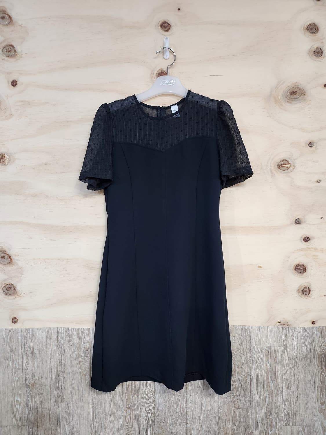 1127) 시스루 미디 원피스 상품이미지1