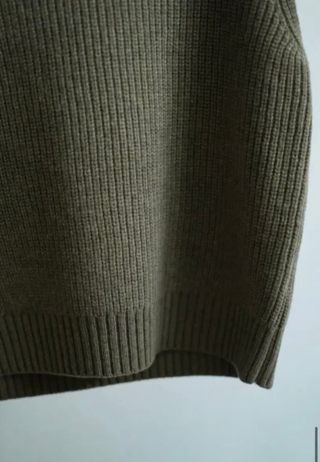 피그벨 A,R,C KNITTING VEST 카키 2사이즈 새상품 판매 상품이미지6