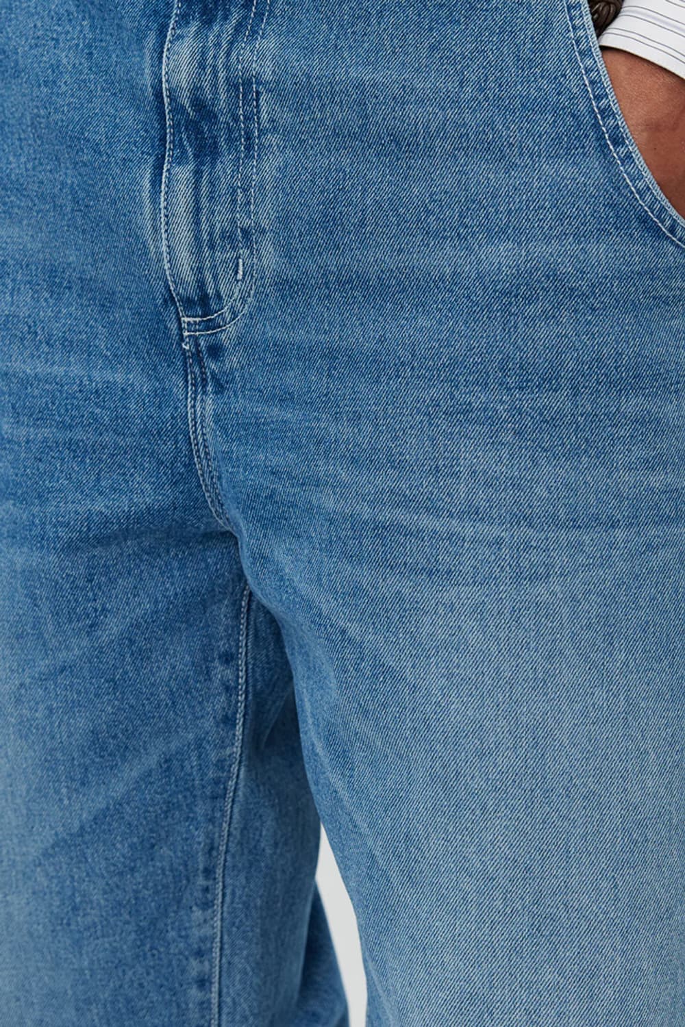 mfpen 레귤러진  워시드블루 상품이미지5