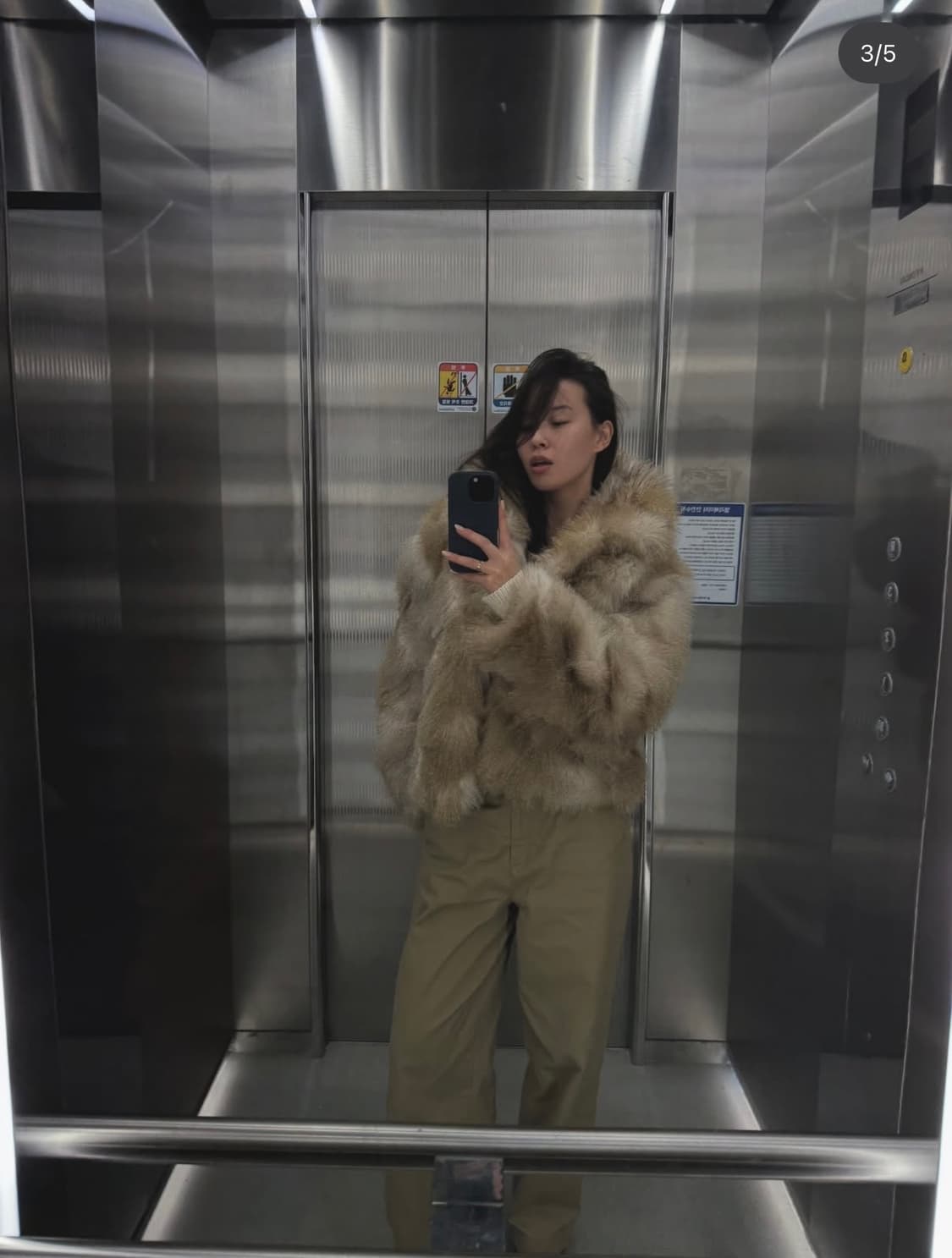 DERS 더스 Bambi Fur Short Jacket 퍼자켓 상품이미지7