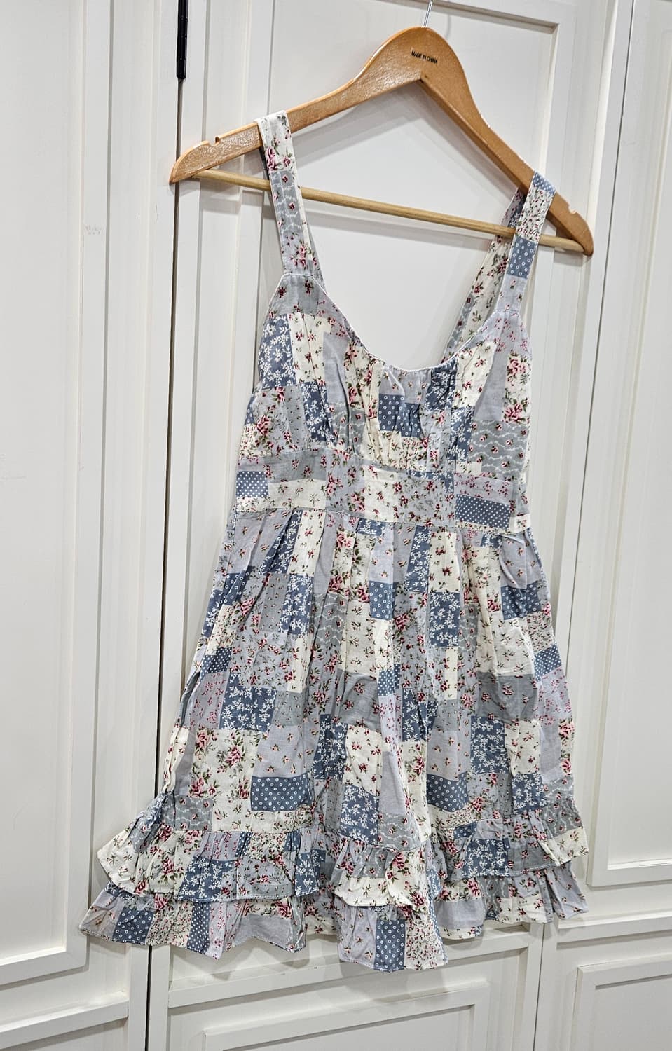 패치워크 플라워 나시 원피스 상품이미지2