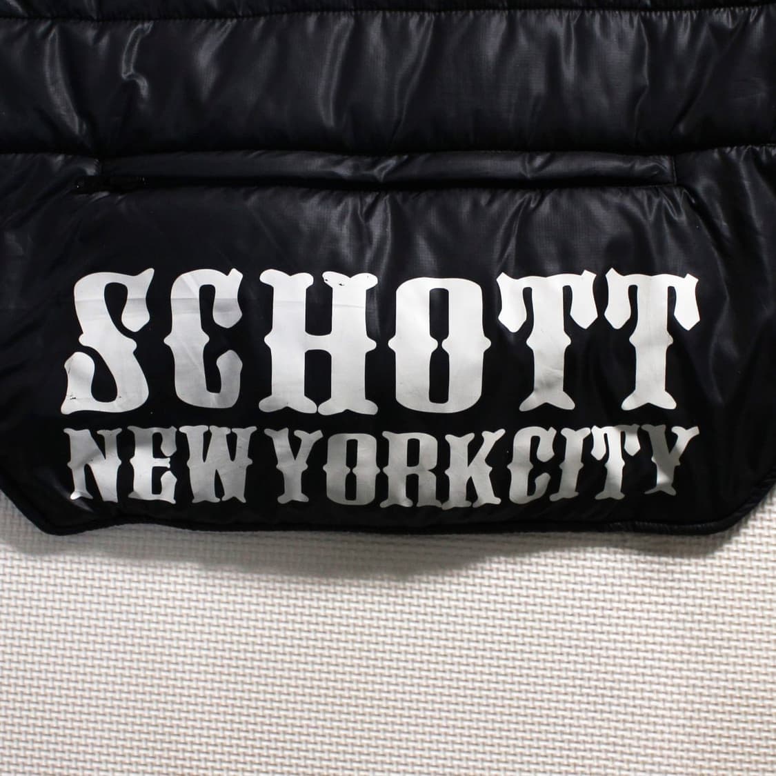 Schott 쇼트 N.Y.C 퍼플 안감 프리마로프트 패딩자켓 상품이미지4