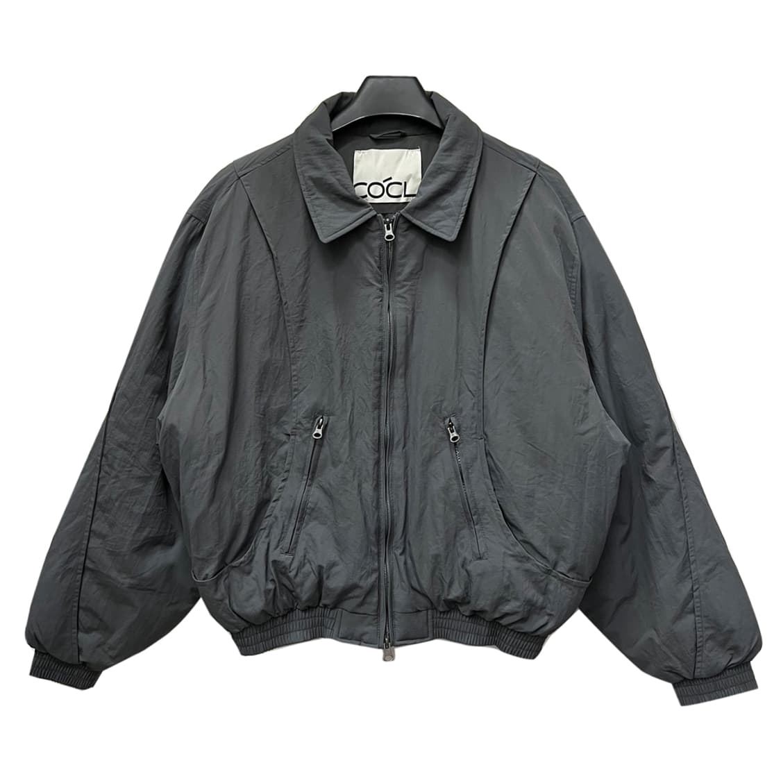 커스텀어클락 오버핏 커브드 투웨이 항공 패딩 점퍼 M 상품이미지1