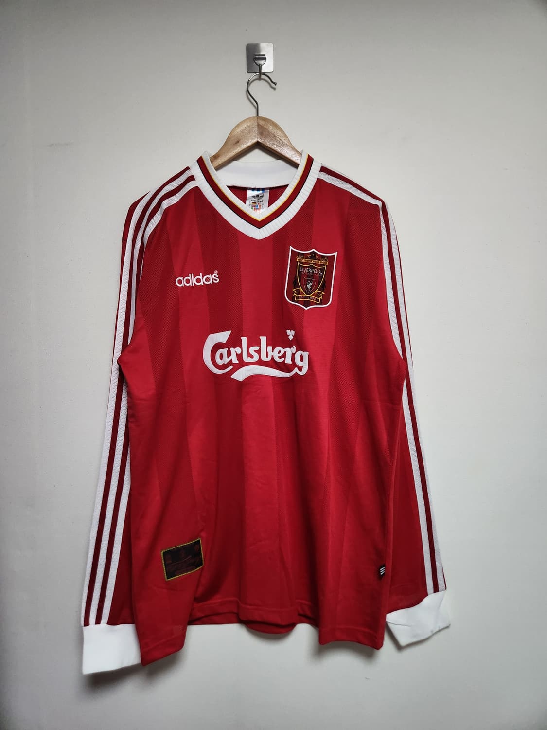 리버풀 95-96 홈 축구 유니폼 XL 상품이미지1