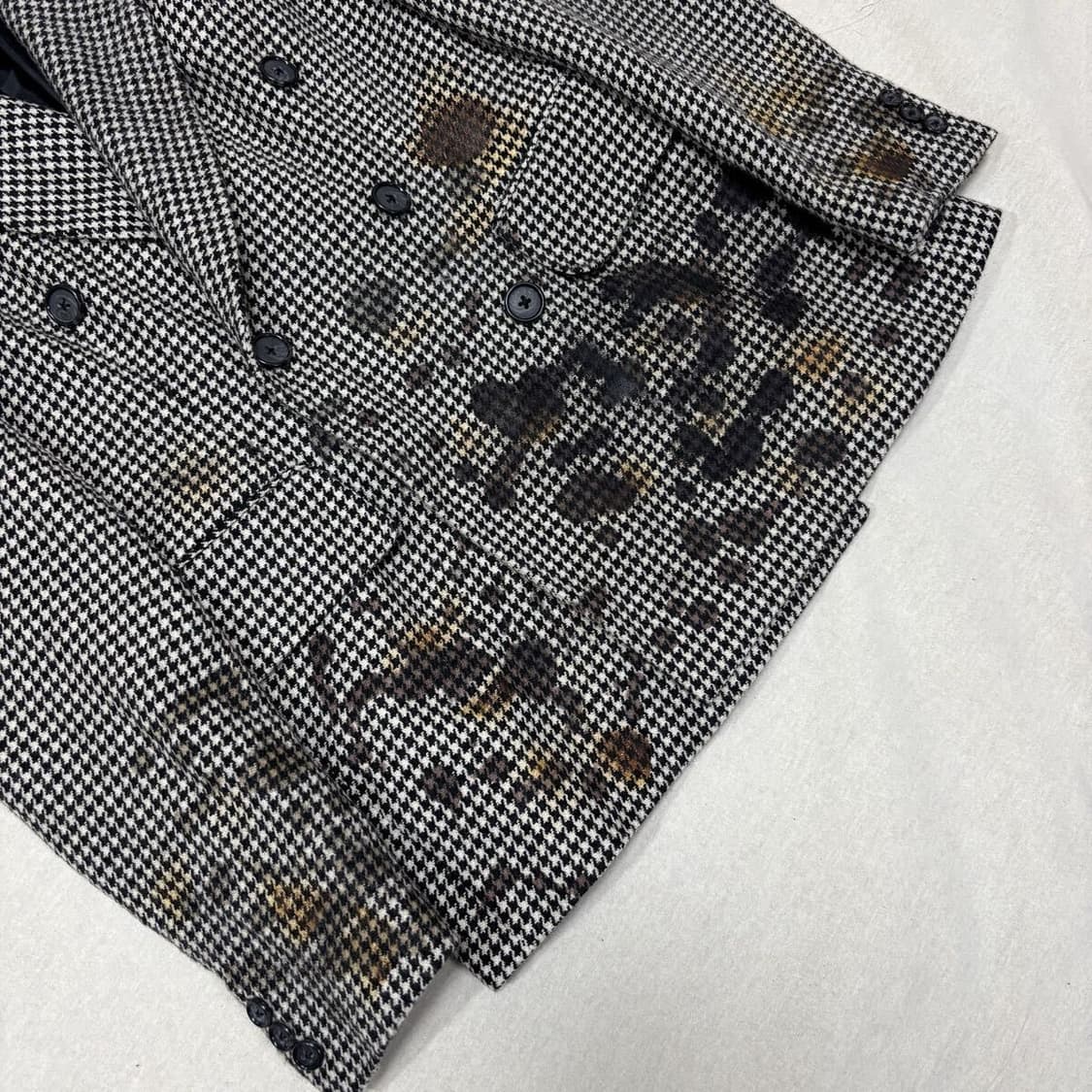 00s Donna Karan New York 울 코티드 자켓 상품이미지3