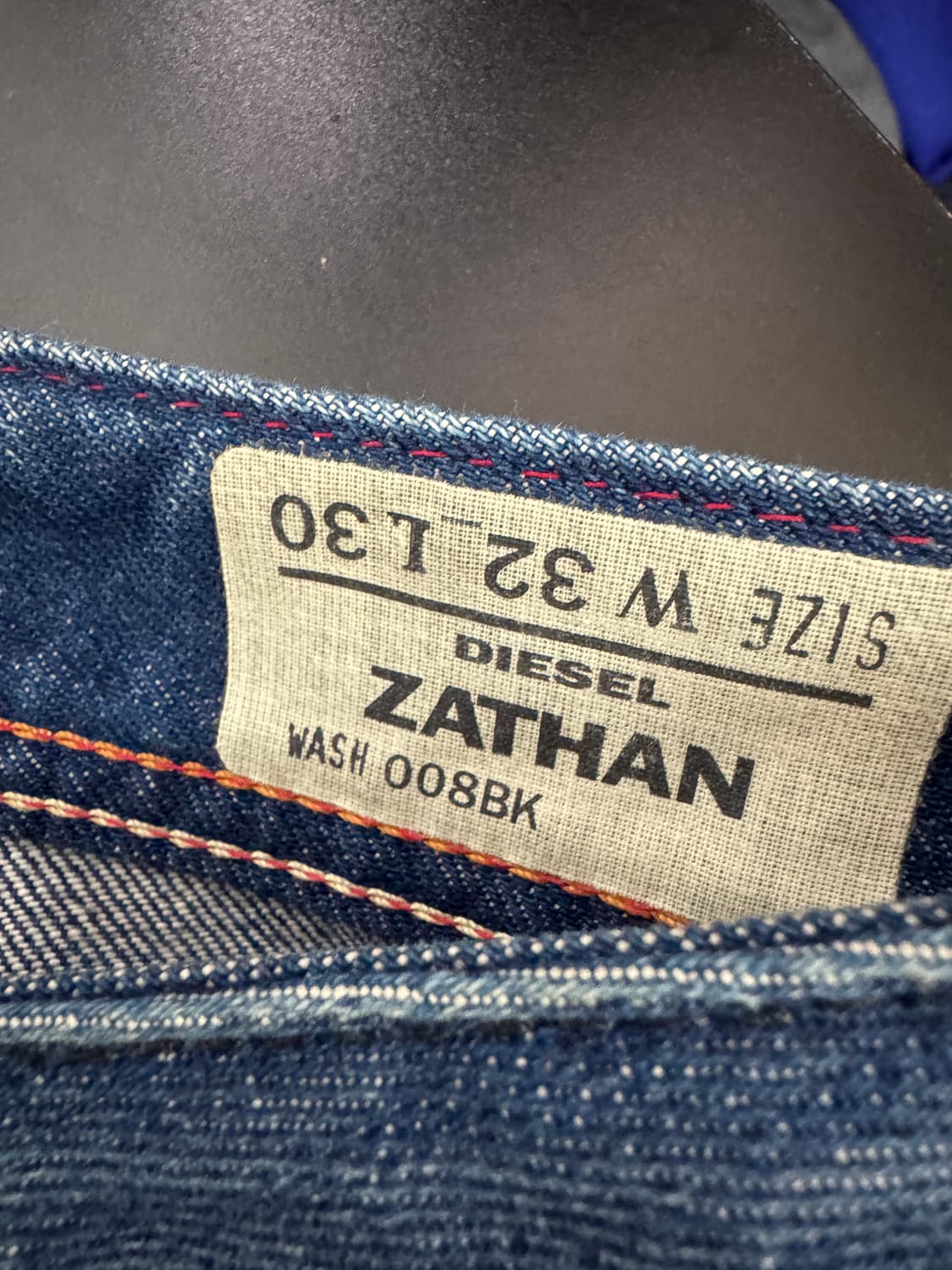 희귀!! 디젤 Diesel Zathan 부츠컷 워싱 데님팬츠 35.4인치 상품이미지3